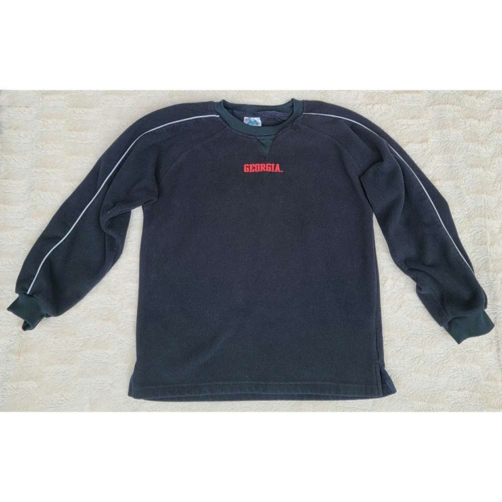 Mighty Mac Sports Georgia crewneck black sweatshirt